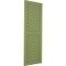 Ekena Millwork True Fit PVC Two Panel Chevron Modern Style Fixed Mount Shutters, Moss Green, 12W x 44H, PR TFP101CV12X044MG - alternate 6